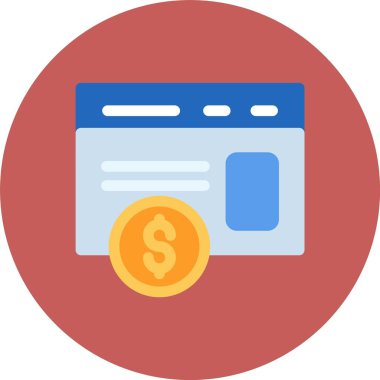 vektör kredi kartı ico