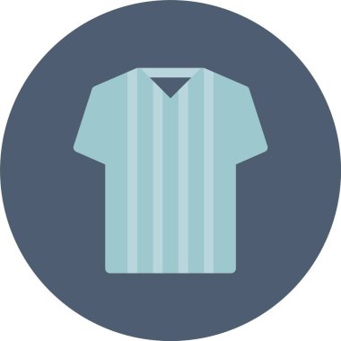 Gömlek simgesi, vektör illüstrasyonu