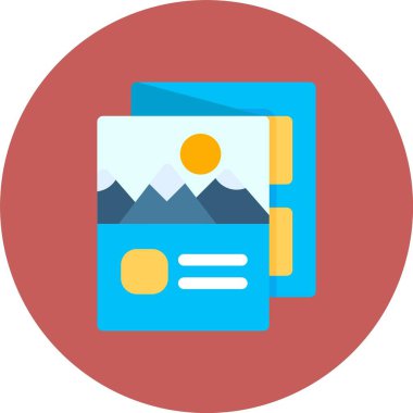 resim simgesi vektör illüstrasyonu