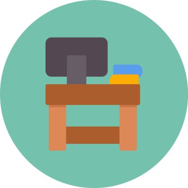 ev mobilyası simgesi, vektör illüstrasyonu