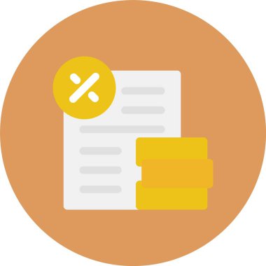 Dosya simgesinin vektör illüstrasyonu