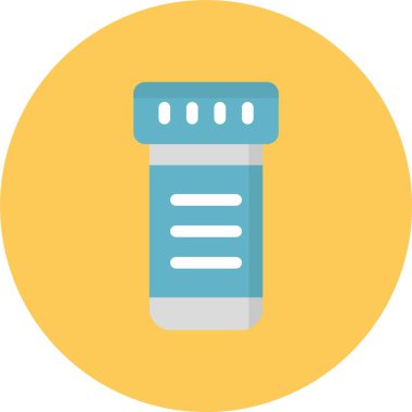 Vektör tıp şişe ICO