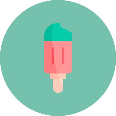 Krema. vektör simgesi basit resimleme