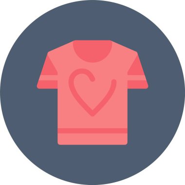 Gömlek. Web simgesi basit illüstrasyon