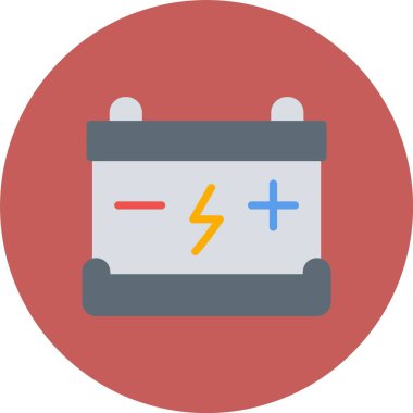 elektrik enerji vektörü simgesi