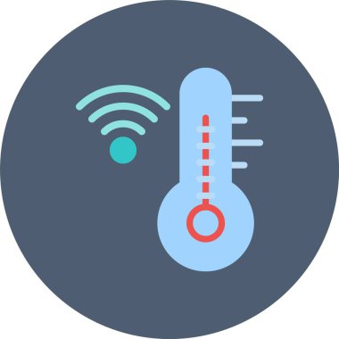 temperature modern icon, vector illustration