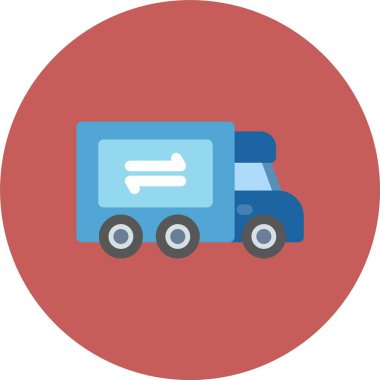 Web Kullanımı için Tedarik Zinciri, Basit Vektör İllüstrasyonu