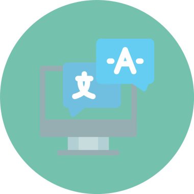 Gelişim için web düzlüğü simgesi. modada düz kullanım