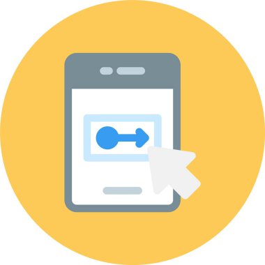 vektör taşınabilir düz simge