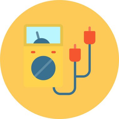 kan sayacı düz simgesi, vektör, illüstrasyon