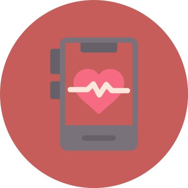 Kalp atışı. Basit illüstrasyon