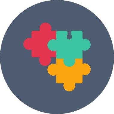 vektör bulmaca illüstrasyonu