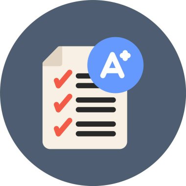 belge simgesi, vektör çizimi