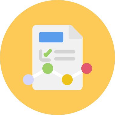 Veri yönetimi simgesi vektör illüstrasyonu