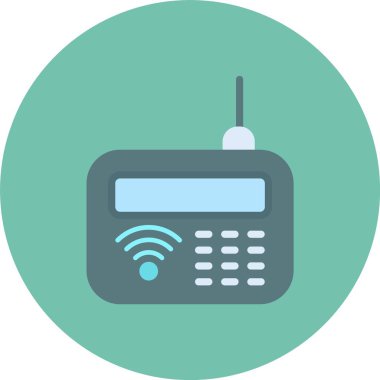 wifi düz vektör simgesi