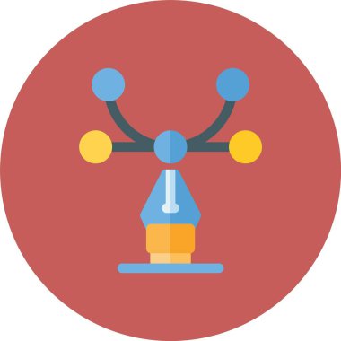 Tıbbi bir simgenin vektör illüstrasyonu