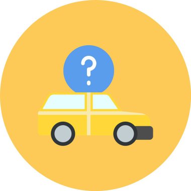 araba simgesi, vektör illüstrasyonu