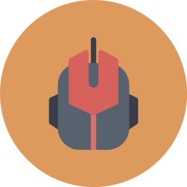 Kırmızı ve sarı ikonun vektör illüstrasyonu