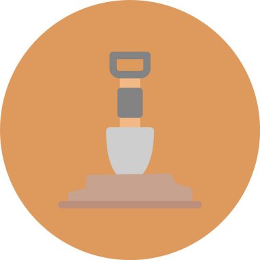 Eşsiz demir makine vektör simgesi