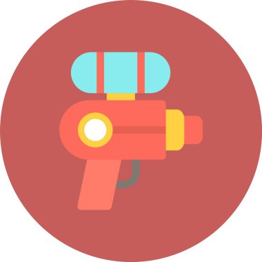 Bir silahın vektör illüstrasyonu