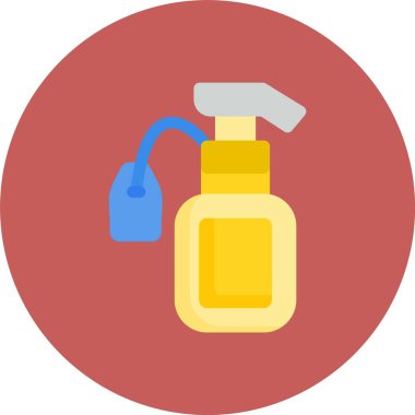 Sprey şişe. Basit resimleme