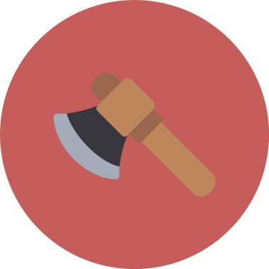 Çekiç simgesinin vektör illüstrasyonu