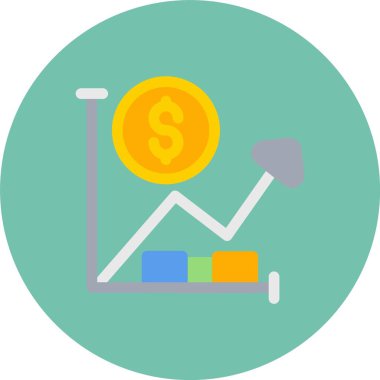 Grafik düz vektör simgesi