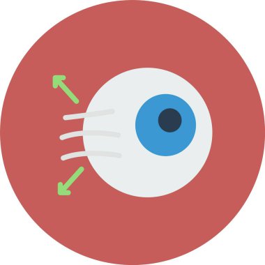 Göz simgesi vektör illüstrasyonu