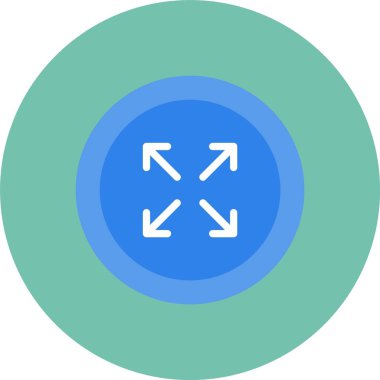 ok simgesinin vektör illüstrasyonu