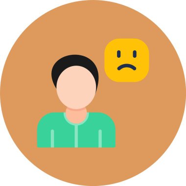 Üzgün yüzlü bir adam