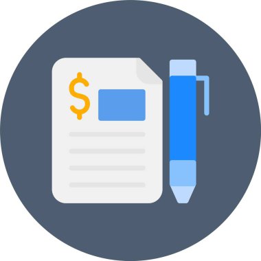 İş Belgesi. Basit illüstrasyon