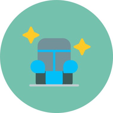 robot. Web simgesi basit illüstrasyon