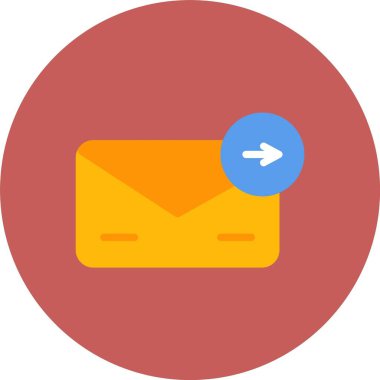 e-posta zarfı simgesi düz biçimli