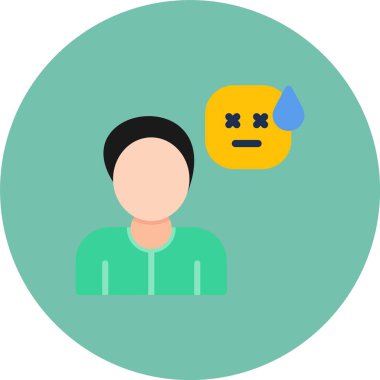 Maskeli ve maskeli bir adam..