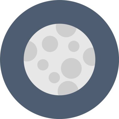 vektör ay simgesi illüstrasyonu