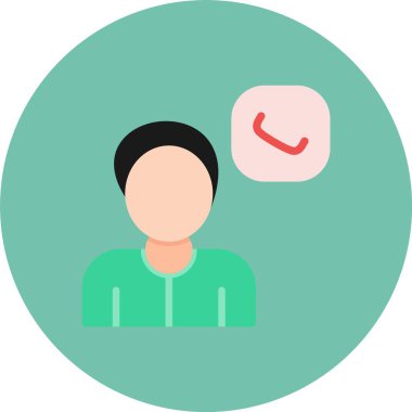 Arama düz vektör simgesi