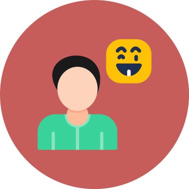 avatar erkek kişi simgesi düz stil