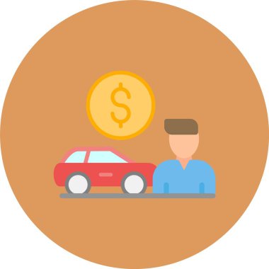 araba paylaşım vektörü simgesi