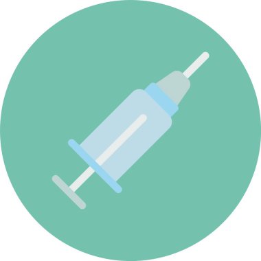 vektör şırınga simgesi, basit vektör illüstrasyonu