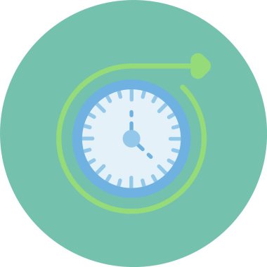 Alarm saat çember vektör simgesi kolayca değiştirebilir veya düzenleyebilirsiniz