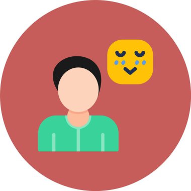 avatar erkek kişi simgesi düz stil