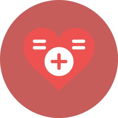 kalp sağlığı sağlık hizmetleri ikonu