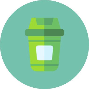 Kahve içeceğim. vektör illüstrasyonu