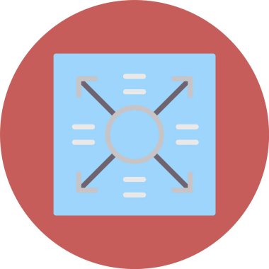 Seo simgesinin vektör illüstrasyonu