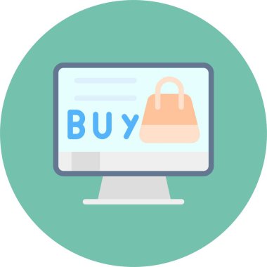 Çevrimiçi Simge vektör illüstrasyonu al