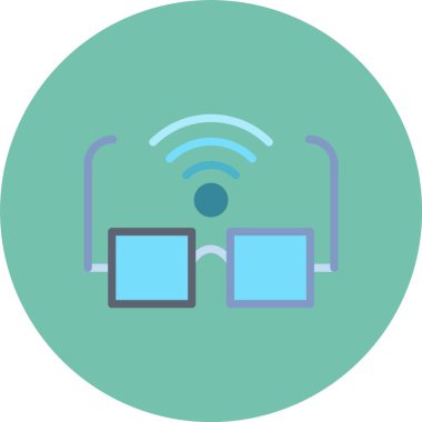 internet wifi vektör simgesi