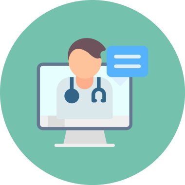 Çağrı merkezi simgesi, vektör çizimi. servis