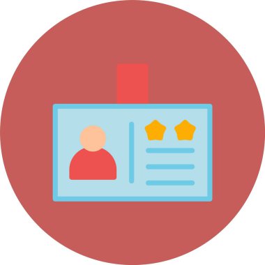 iş düz vektör simgesi