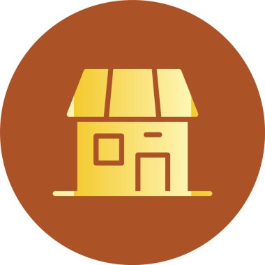 House vektör simge işareti simge vektör çizim kişisel ve ticari kullanım için..