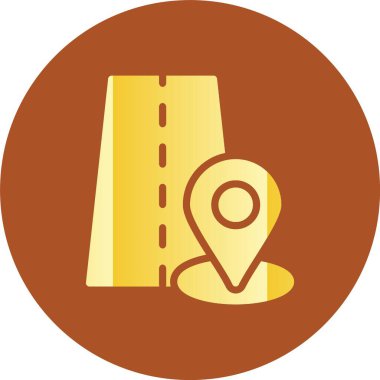 harita pin ikonu vektör illüstrasyonu